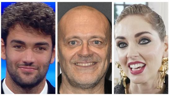 Max Pezzali, Matteo Berrettini e Chiara Ferragni