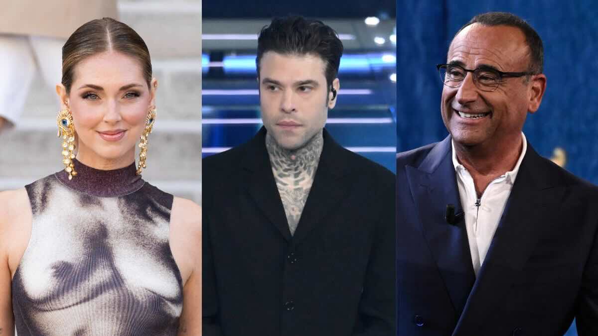 Fedez di nuovo papà, il commento (inaspettato) di Carlo Conti e la reazione di Chiara Ferragni. Il rapper al centro del gossip