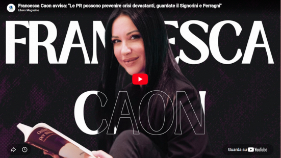 Intervista esclusiva a Francesca Caon - Esperta di pubbliche relazioni