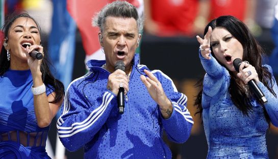 Laura Pausini, Robbie Williams e Nicole Scherzinger
