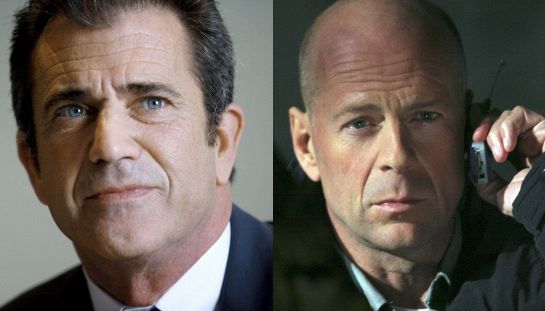 Bruce Willis e Mel Gibson