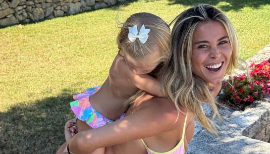 Diletta Leotta e figlia