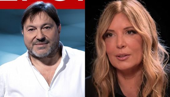 Selvaggia Lucarelli e Sigfrido Ranucci