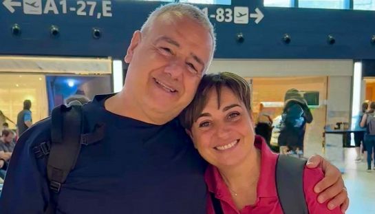 Benedetta Rossi e il marito Marco Gentili