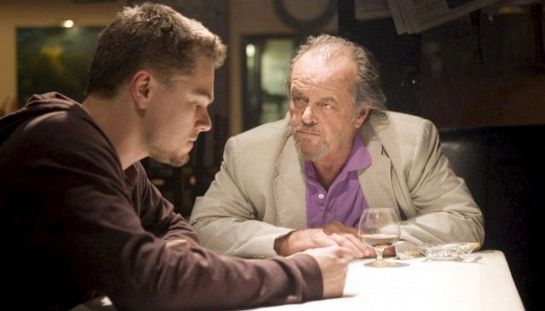 Leonardo Di Caprio e Jack Nicholson in 'The departed'