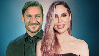 TV, Francesco Totti e Ilary Blasi