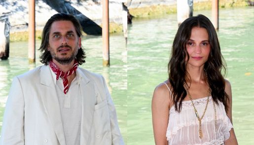 The Echo Chamber a Venezia 83, Luca Marinelli incantato da Vikander e Sarandon. Poi la confessione di un'attrice: "Ero vulnerabile"