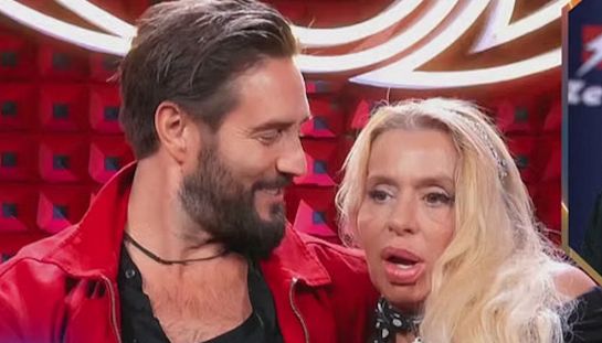 Alex Belli e Valeria Marini
