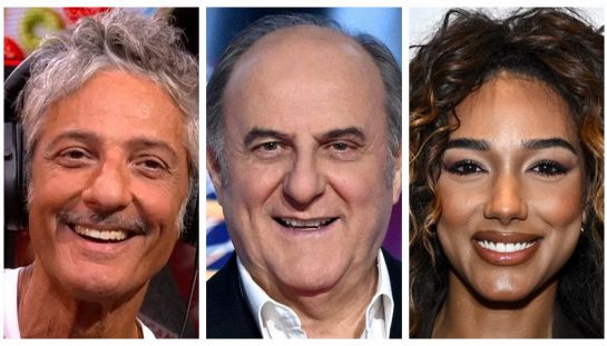 Rosario Fiorello, Gerry Scotti e Samira Lui