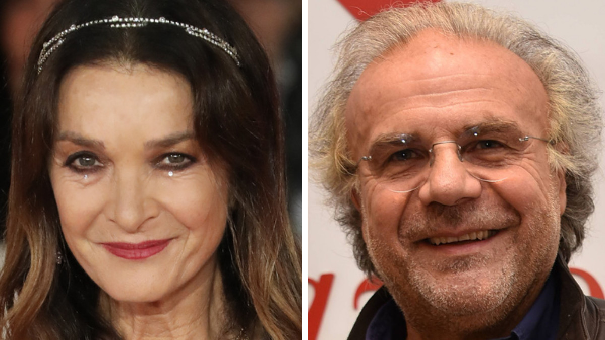 Jerry Calà and Marina Suma reunite at Lamezia Terme train station