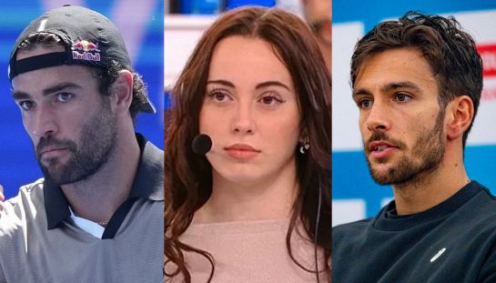 Matteo Berrettini, Vanessa Bellini e Lorenzo Musetti