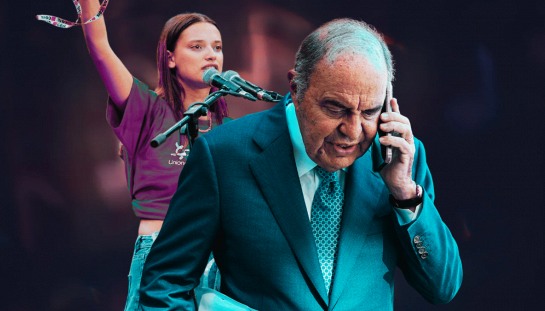 Sabrina Brizzola e Bruno Vespa, scontro Porta a porta