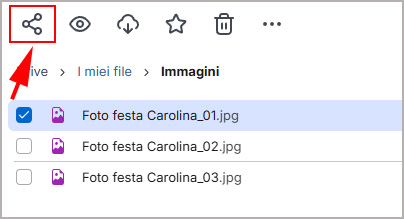 Libero Drive: come condividere i file