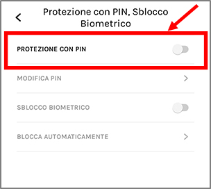 pin di sicurezza libero mail app
