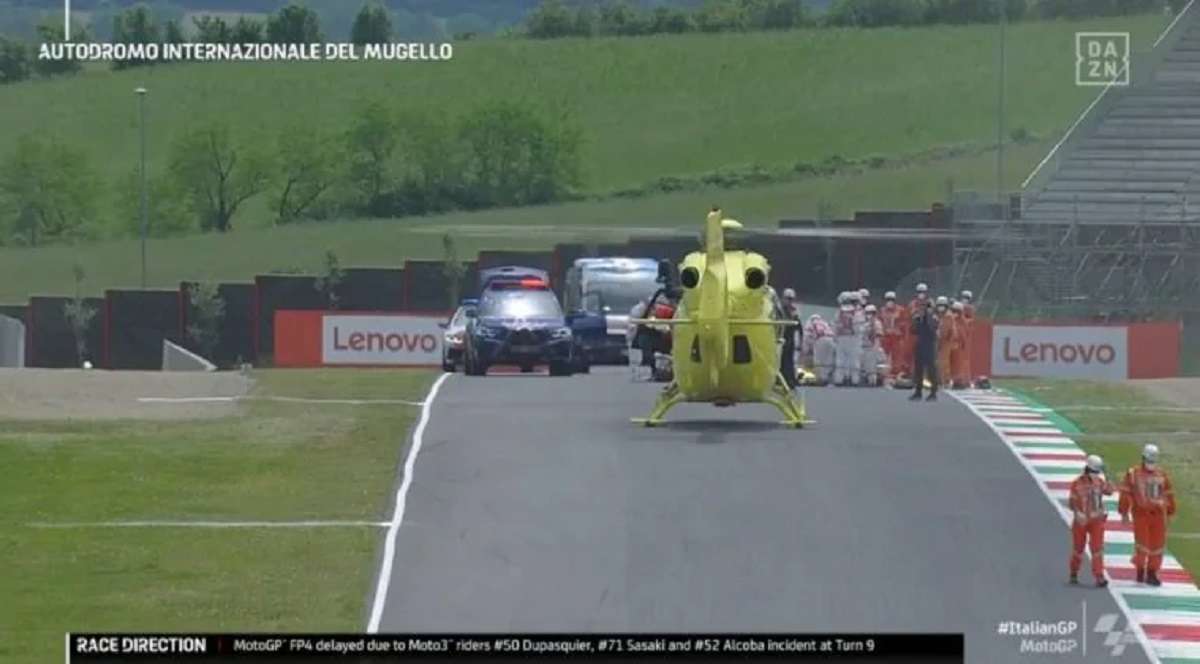 DUPASQUIER MOTO 3, VIDEO INCIDENTE MUGELLO/ Come sta ...