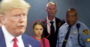 Greta Thunberg 'fulmina' con lo sguardo Trump: il video è virale