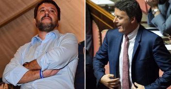 renzi-salvini-duello