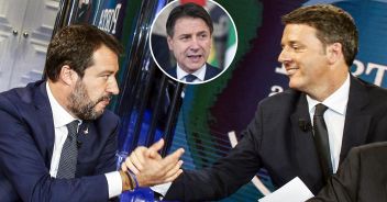 Duello Salvini-Renzi in tv: la reazione polemica di Conte