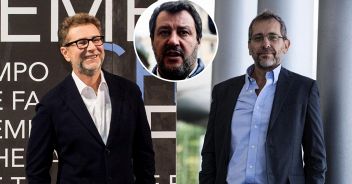 Fazio e Formigli, il botta e risposta ironico su Matteo Salvini