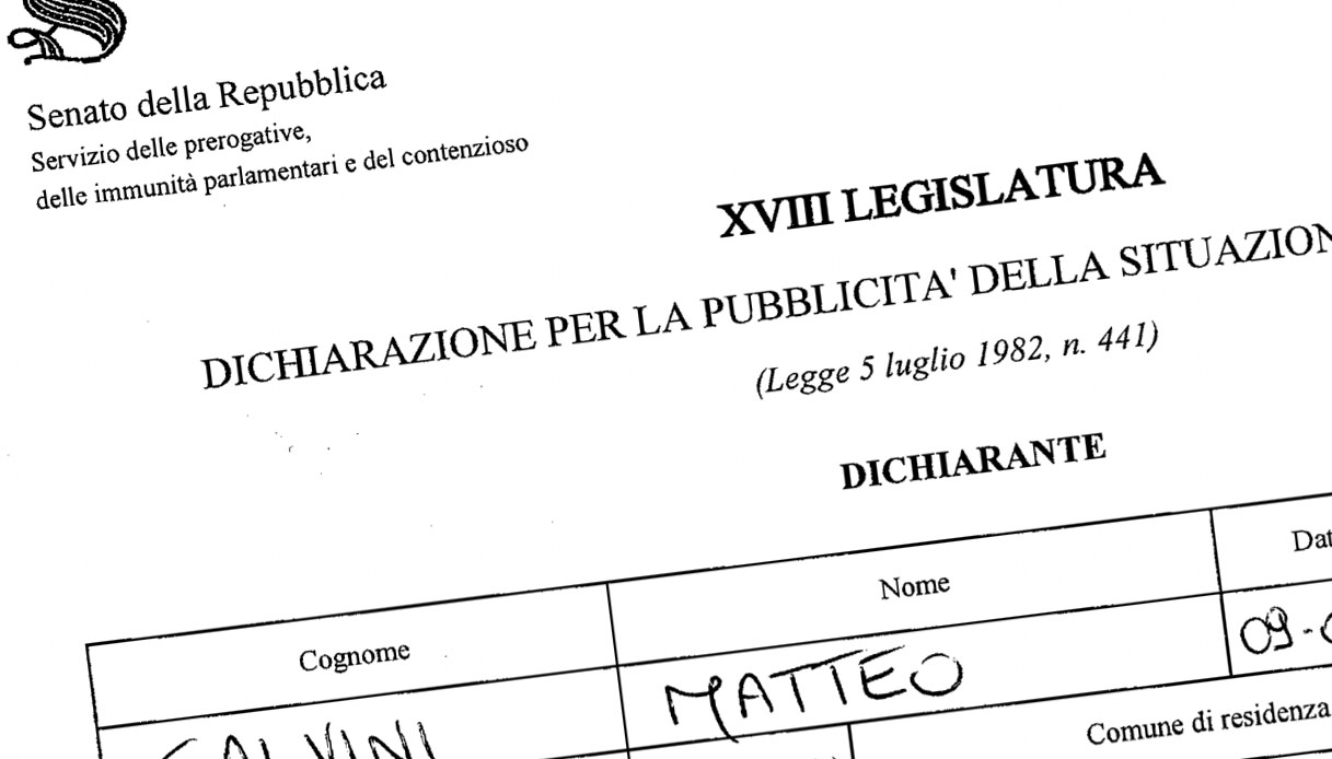 Redditi chi sono i politici più