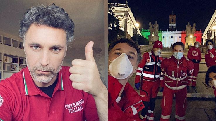 Coronavirus, Raoul Bova e Rocio volontari per la Croce ...