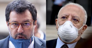 Mi insulta sempre, indegno nuovo scontro tra Salvini e De Luca