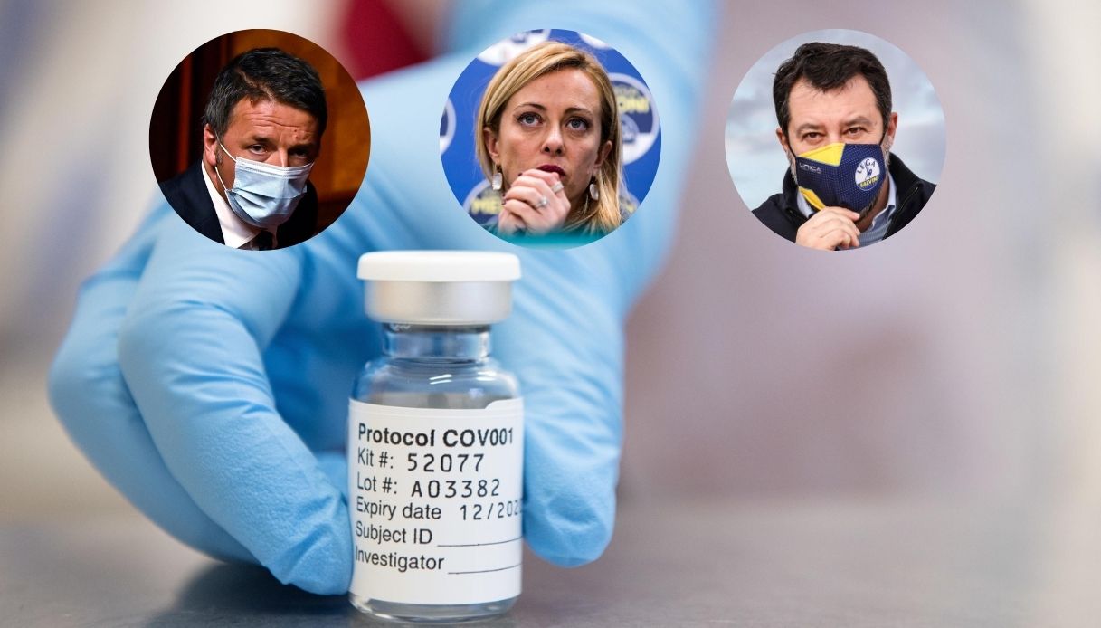 Covid: i politici italiani si vaccineranno? Da Renzi a Salvini