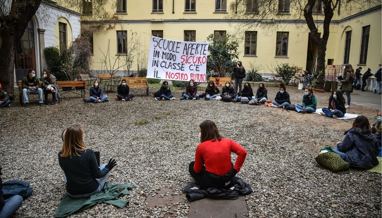 I licei occupati a Milano