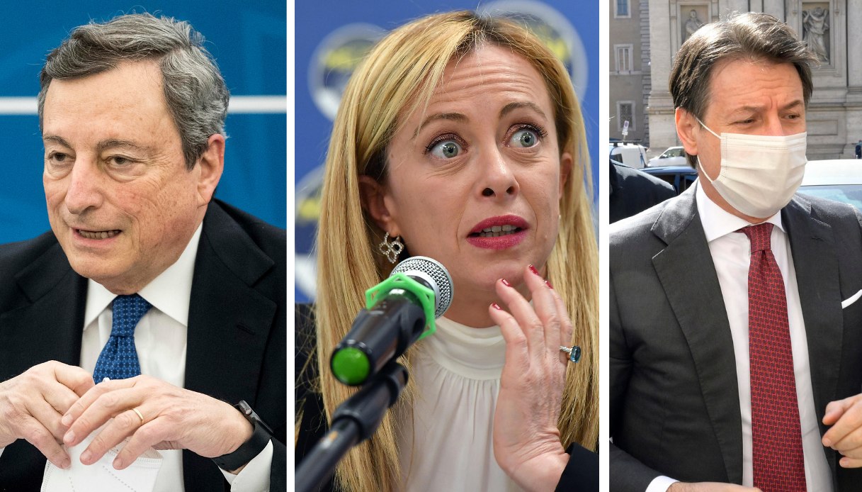 Politica, Draghi cala nei sondaggi: chi scende e chi sale