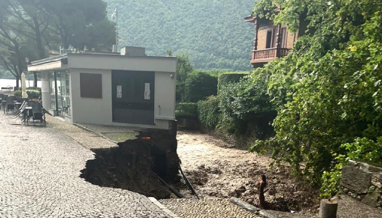 Maltempo colpisce la zona comasca.