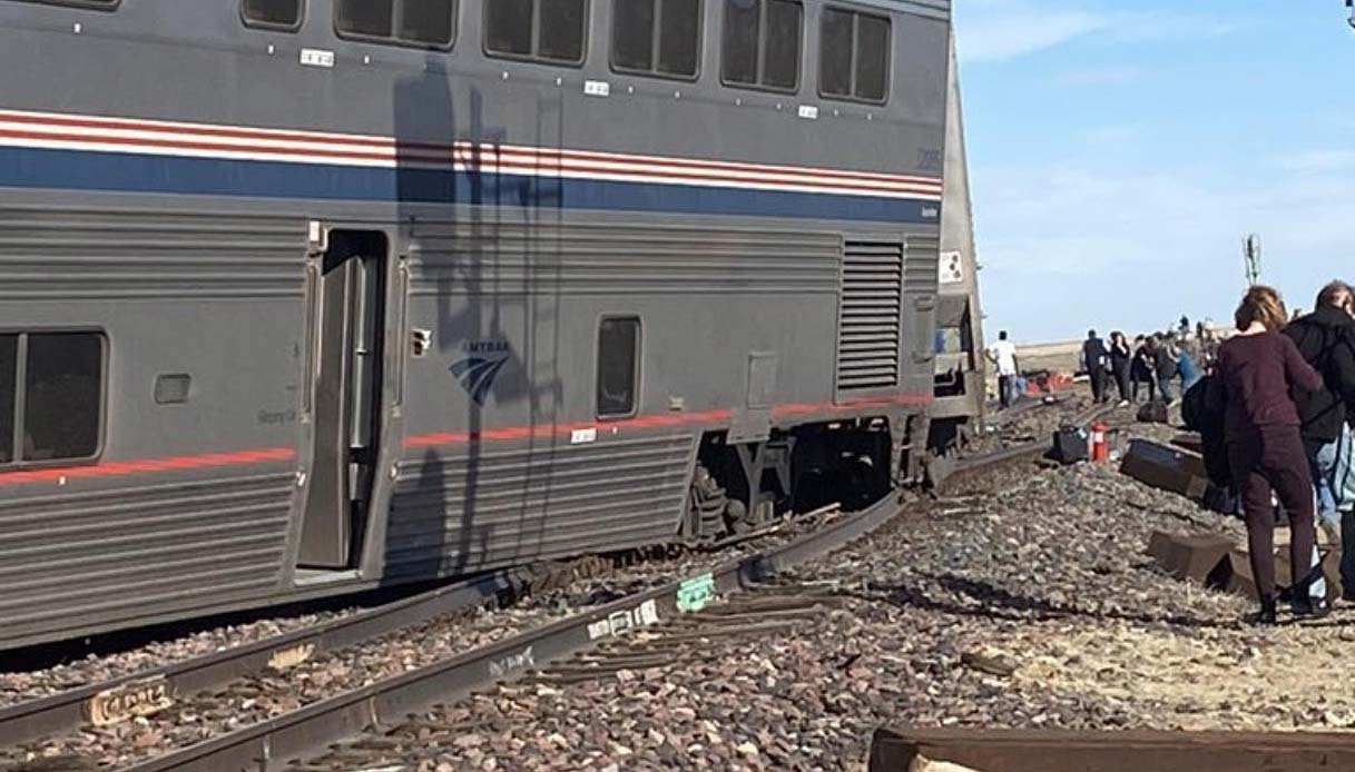 Incidente ferroviario negli Usa tra Chicago e Seattle: ci sono vittime
