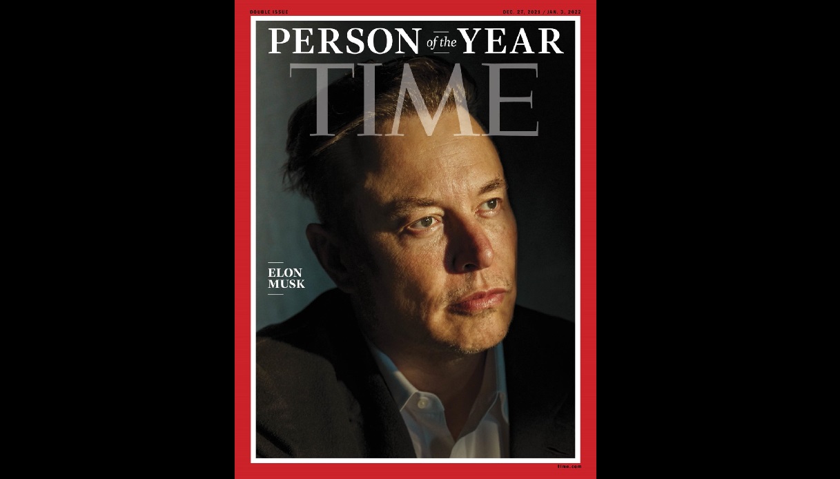 Time, Elon Musk è l'Uomo dell'Anno.