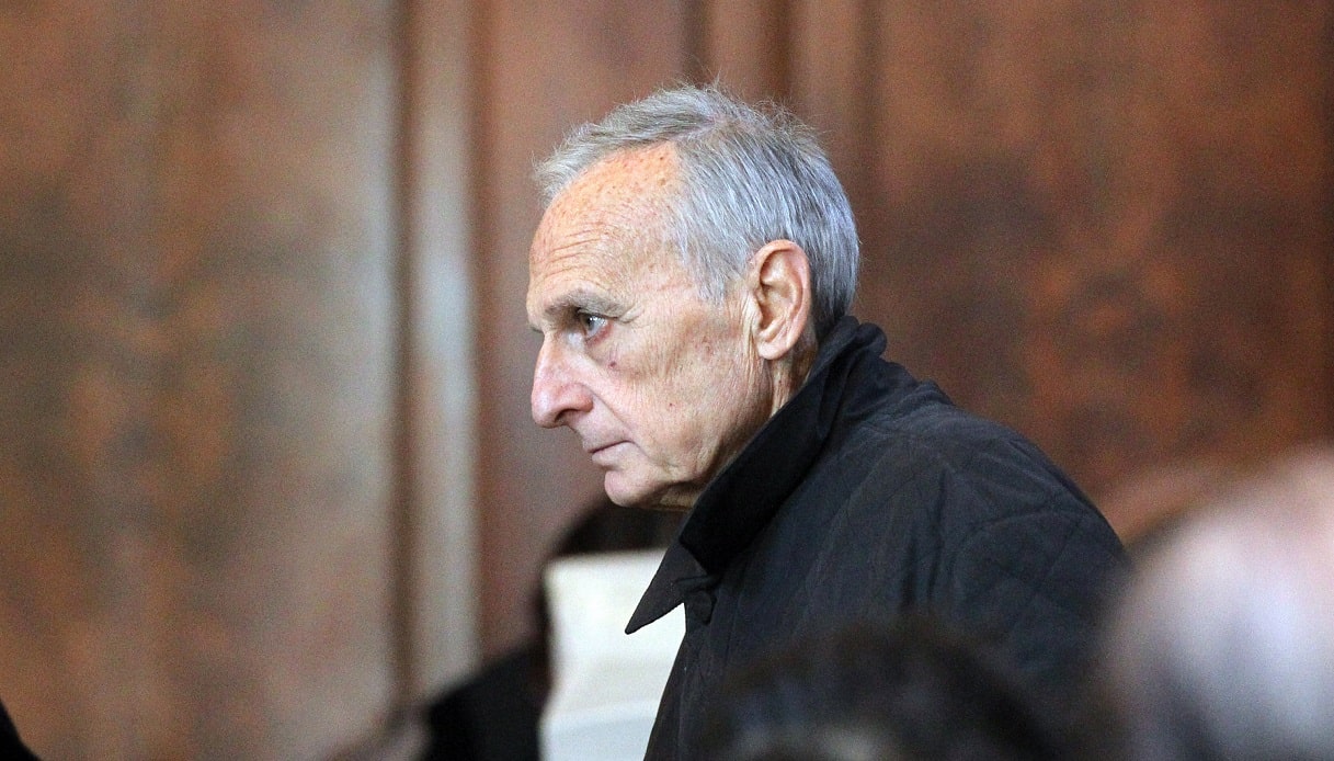 Calisto Tanzi durante un'udienza.