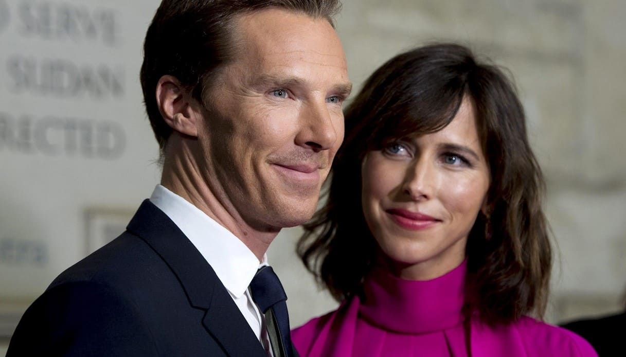 Benedict Cumberbatch con la moglie Sophie Hunter