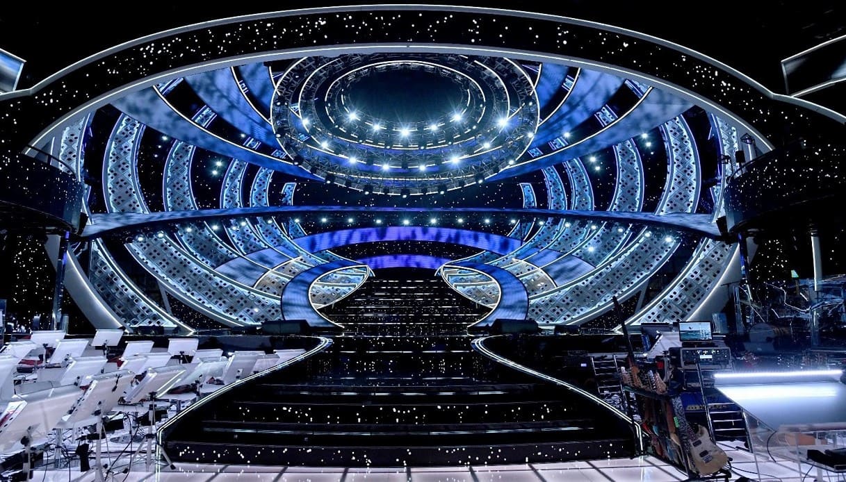 Il palco di Sanremo 2022