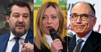 Salvini, Letta e Meloni