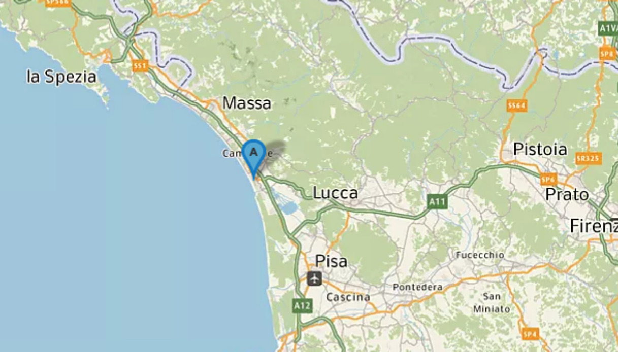 Terremoto a Viareggio, forte scossa nella notte avvertita in Toscana: gente per strada