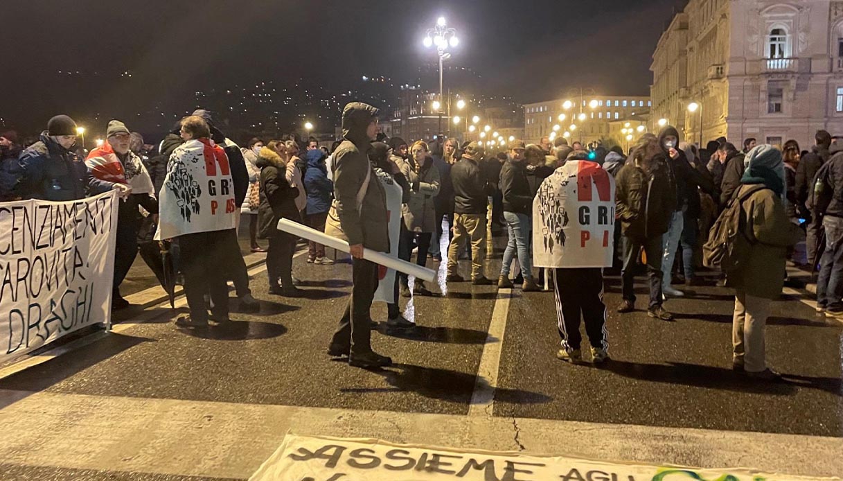 trieste manifestazione no vax