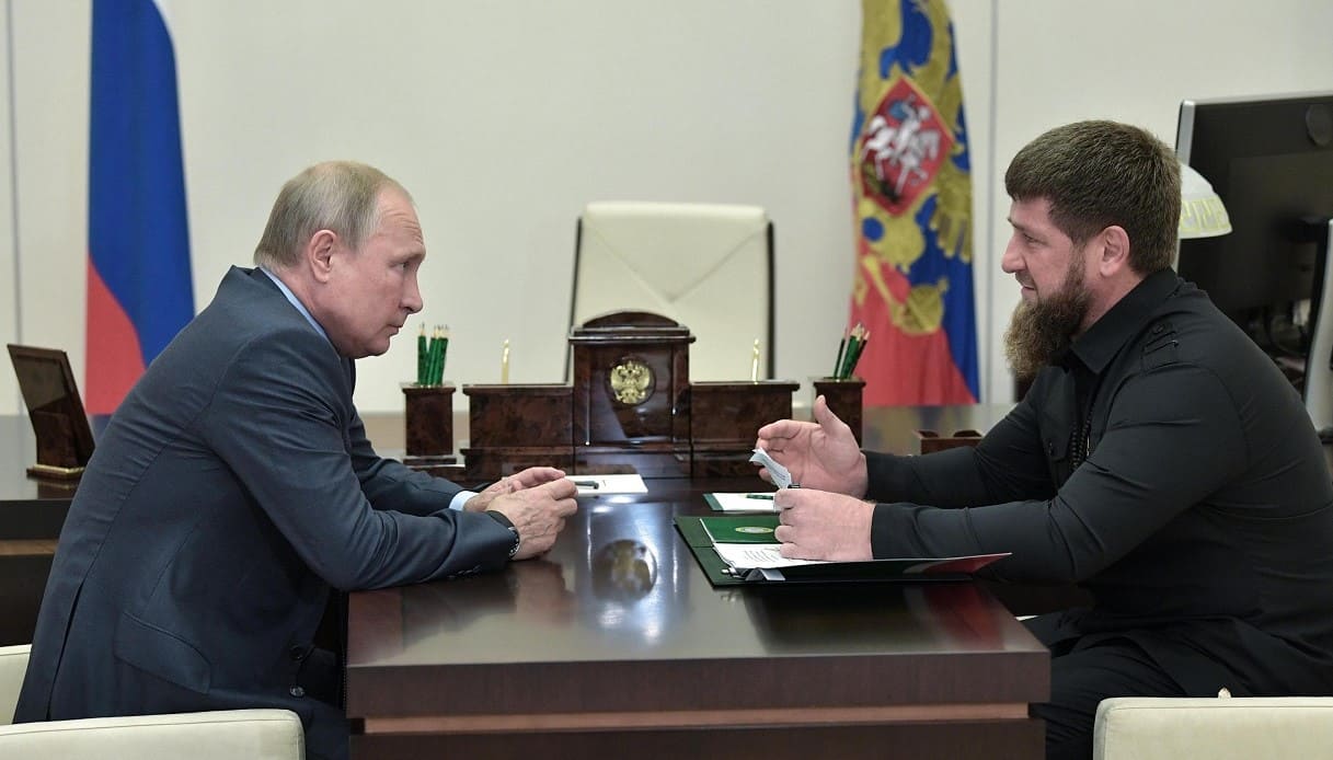 Un incontro tra Kadyrov e Putin.
