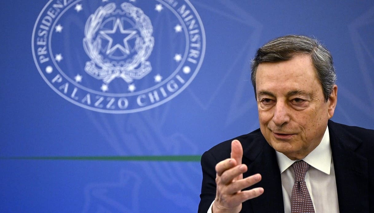 Il premier Mario Draghi.