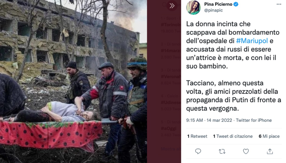 Ospedale di Mariupol, morta la donna incinta fotografata dopo il bombardamento