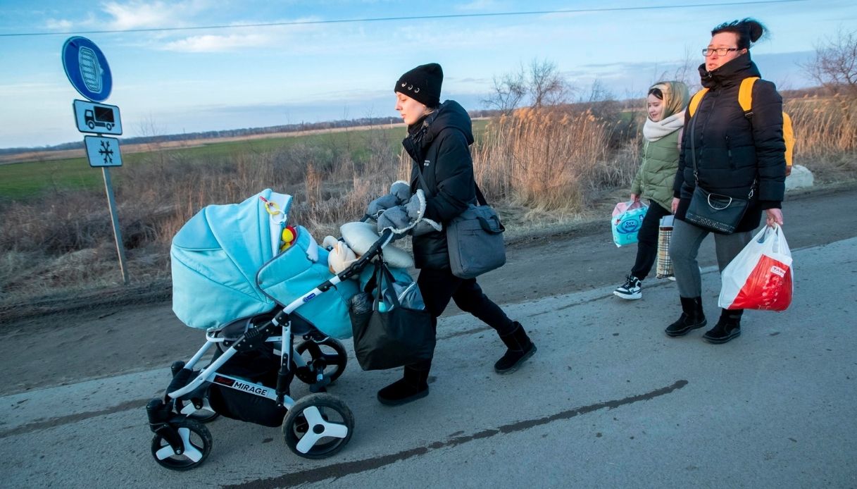 Profughi in fuga verso la Moldavia