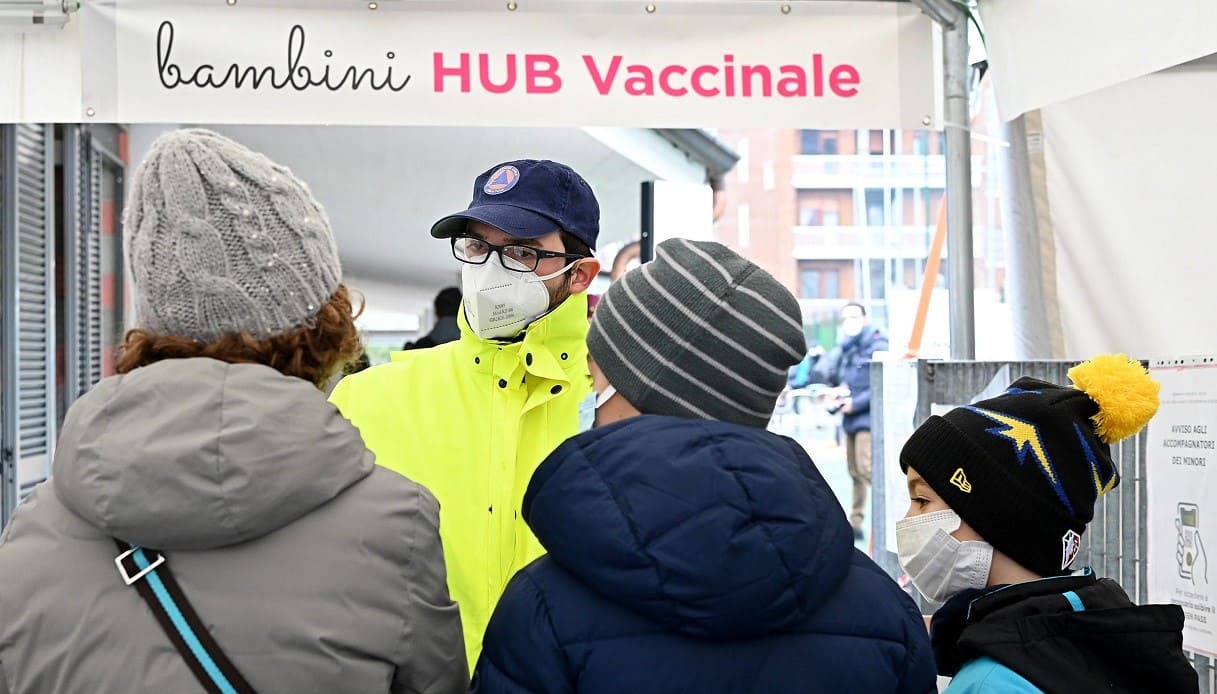 Hub per la somministrazione del vaccino anti Covid nei bambini.
