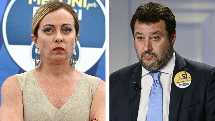 Meloni, continua il gelo con Salvini: Innaturale quello che accade nel  centro-destra