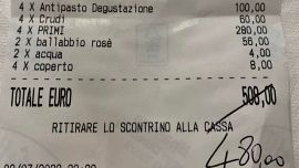 Ostia e lo scontrino al bar con 10 centesimi in più per un cappuccino senza  schiuma (e con più latte)