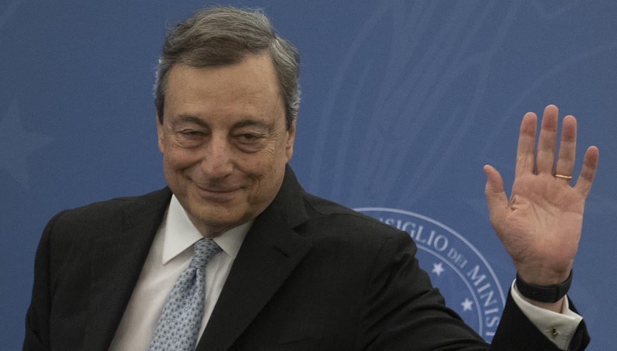 Il presidente del Consiglio Mario Draghi.