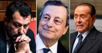 salvini-draghi-berlusconi