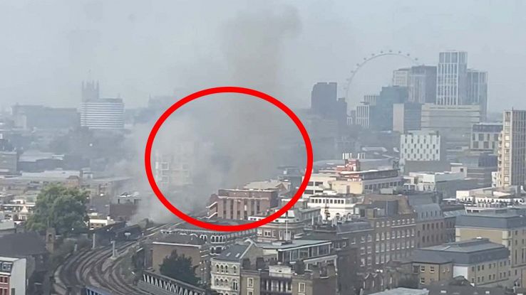 London, fire at London Bridge: evacuated buildings and interrupted trains.  What is happening