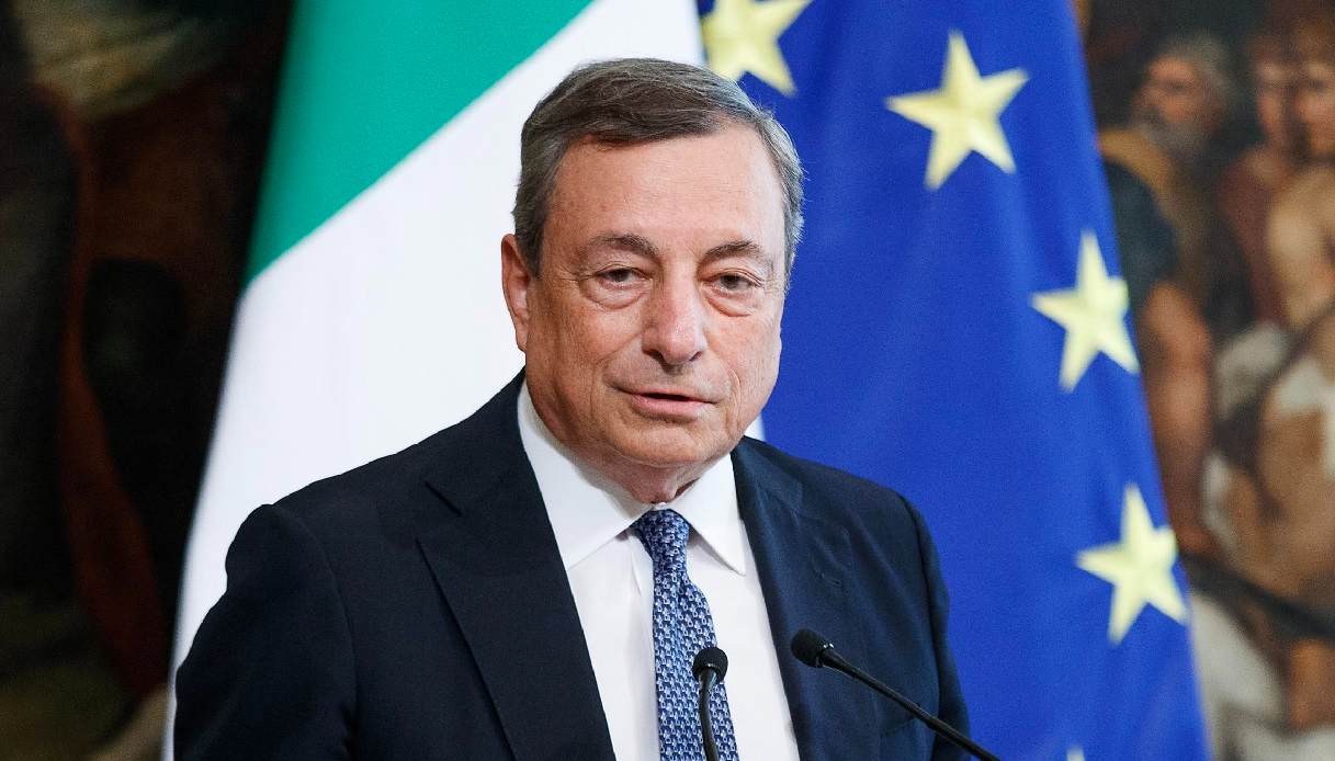 Draghi stizzito.