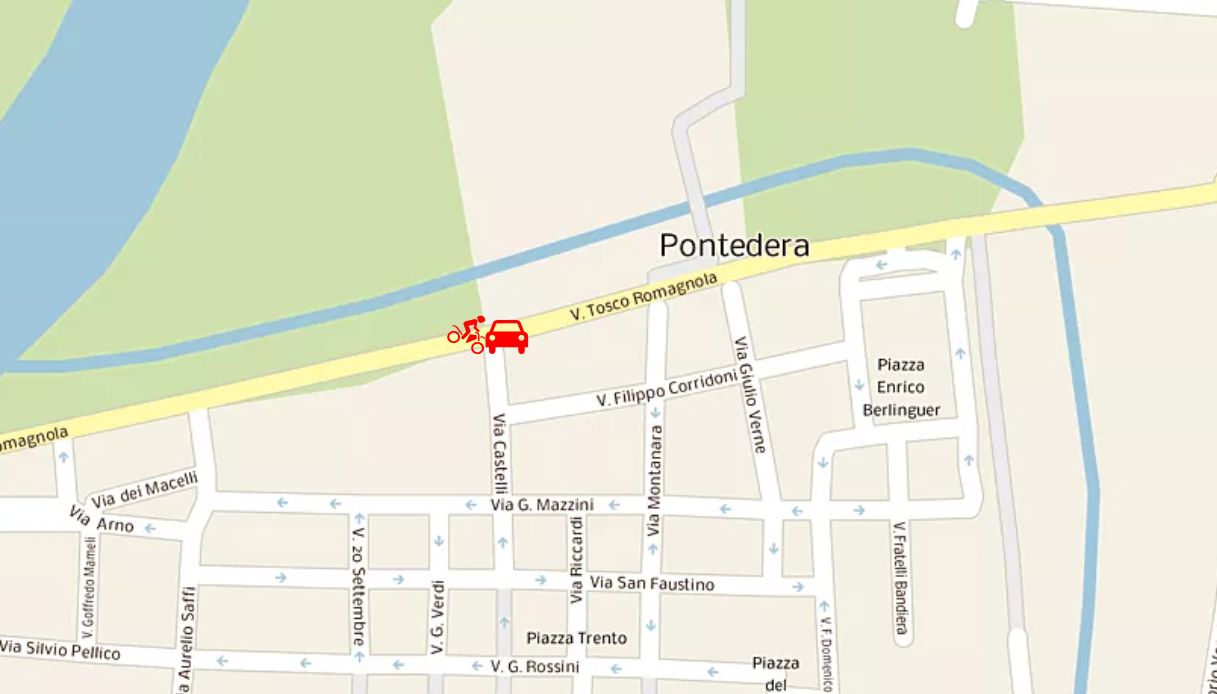 Pontedera, scooter si schianta contro un'auto: morto 15enne, aperta indagine sull'incidente